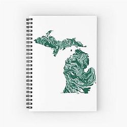 Michigan Spiral Notebook