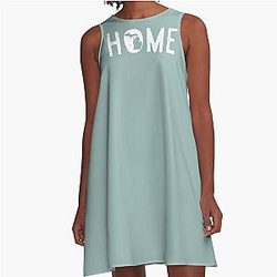 Michigan is the Home State in the Midwest A-Line Dress