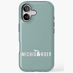 Proud Michigander, Michigan Pride from the Midwest Mitten State iPhone Case