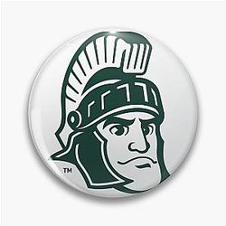 Michigan Spartans Football Pin Official Issue