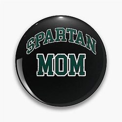 Spartan Mom - Michigan State University Pride Pin