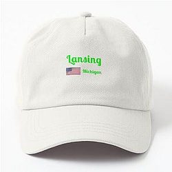 Lansing Michigan Stylish Dad Hat