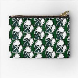 Michigan Basketball State Forest Zipper Pouch