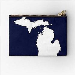 Pride of Michigan Zipper Pouch.
