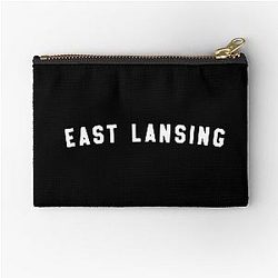 East Michigan Small Zipper Pouch