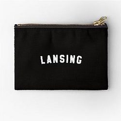 Lansing Michigan Small Logo Zipper Pouch