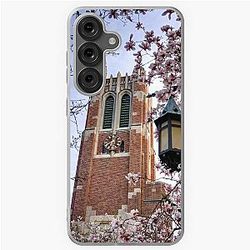 Beaumont Tower through the Magnolias Michigan State University Samsung Galaxy Soft Case