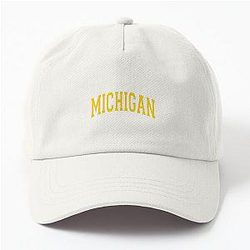 Michigan Vintage Style Maize Dad Hat