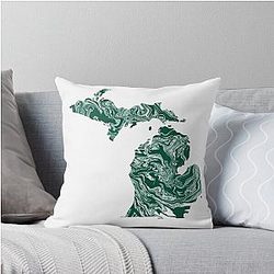 Michigan Throw Pillow