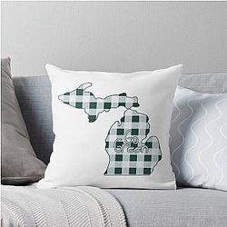 Go Green Michigan Pillow