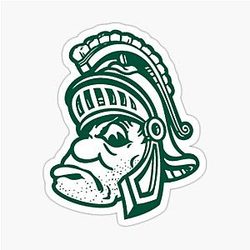 Michigan State Spartan Sticker