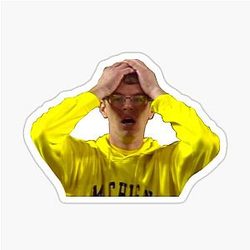Sad Michigan Fan Sticker