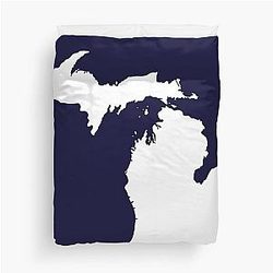 Pride of Michigan Duvet Cover