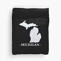 Home to Michigan Duvet Cover