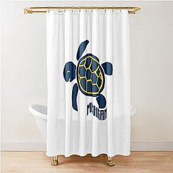University of Michigan Shower Curtain