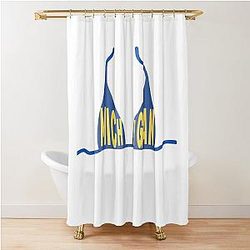 University of Michigan Shower Curtain