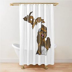 Michigan Wolverines Shower Curtain