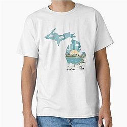 Michigan Graphic Classic T-Shirt