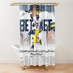 The Michigan Daily Front Cover (Michigan vs. Penn State) Shower Curtain