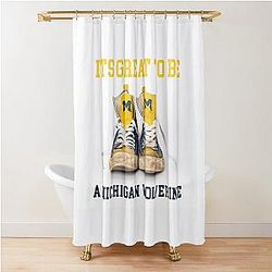 It's Great to Be a Michigan Wolverine Shower Curtain