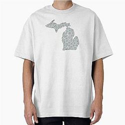 Michigan Blue Oversized T-Shirt