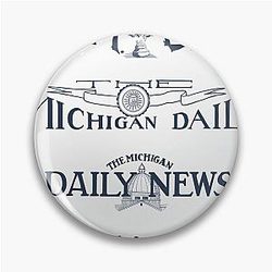 The Michigan Daily's Birthday Pin