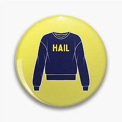 Hail Michigan Pin