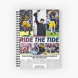 The Michigan Daily Sports Monday Rose Bowl Spiral Notebook