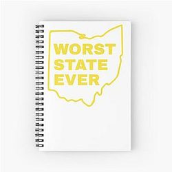 Worst State Ever Michigan Fan Notebook