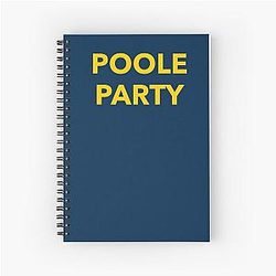 Poole Party Michigan Basketball Jersey T Shirt Notebook