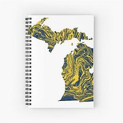 Michigan Spiral Notebook