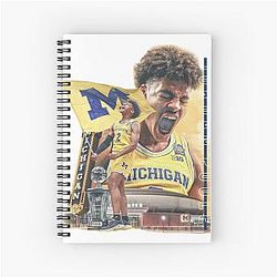 Jordan Poole Michigan Notebook