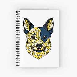 Michigan Cattle Spiral Notebook