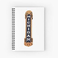 Michigan Theater Spiral Notebook