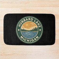 Hubbard Lake Michigan Bath Mat