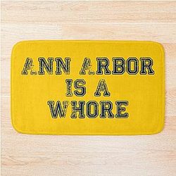 Ann Arbor Michigan Bath Mat