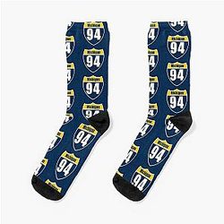 Michigan Interstate Sign Socks 94
