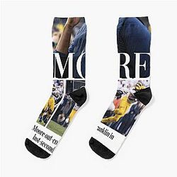 Michigan Daily Sports Monday (The Art of Moore) Socks