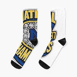 1997 Michigan Wolverines  National Champion Socks