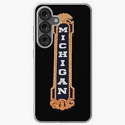 Michigan theater sticker for Samsung Galaxy Soft Case