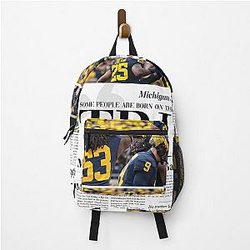 The Michigan Daily Front Cover Backpack vs OSU