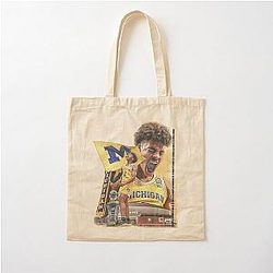 Jordan Poole Michigan Cotton Tote Bag