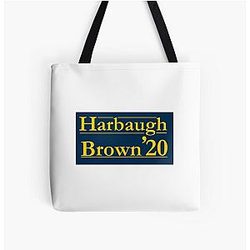 Harbaugh Brown '20 University of Michigan Football Tote Bag
