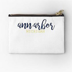 University of Michigan Ann Arbor MI Zipper Pouch