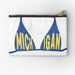 University of Michigan Zipper Pouch