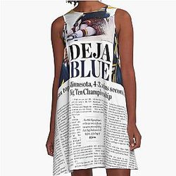 The Michigan Daily Front Cover Hockey Big Ten Champions Poster Dress