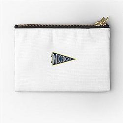 college pennant for michigan zipper pouch