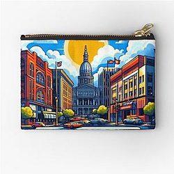 Michigan Daily Apparel Zipper Pouch