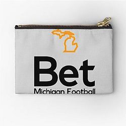 Bet Michigan Football Logo: Legal Sports Betting Michigan Pouch