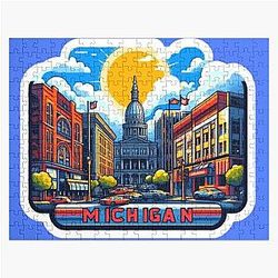 Campus Chronicles: Michigan Daily Apparel Jigsaw Puzzle